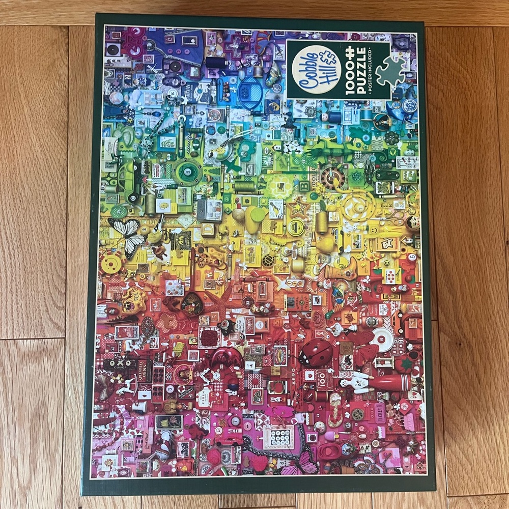 Cobble Hill 1000 piece puzzle Colourful Rainbow
